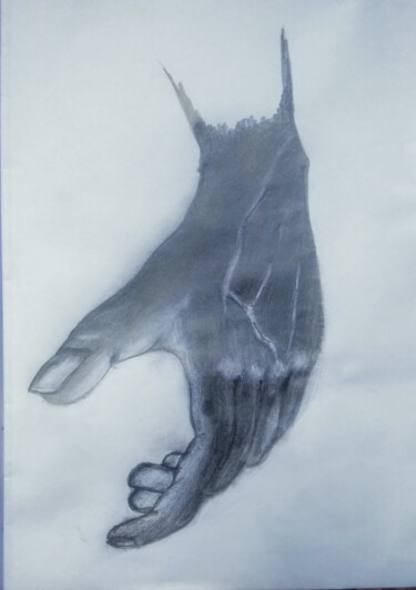 "Hand" başlıklı Resim Titus Chege tarafından, Orijinal sanat, Kalem