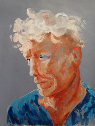 Painting titled "Portrait 2" by Titus, Original Artwork, Oil