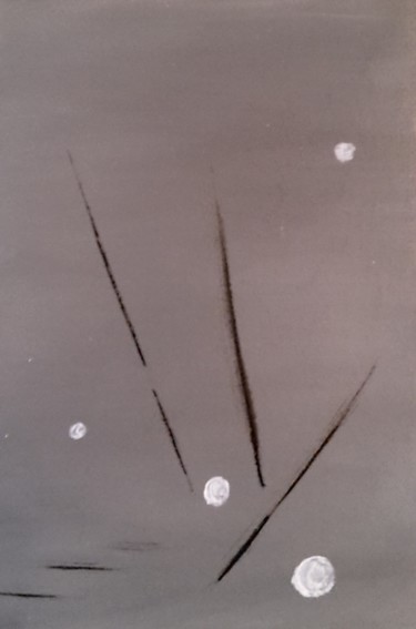 Peinture intitulée "Abstrait 2" par Titus, Œuvre d'art originale, Huile