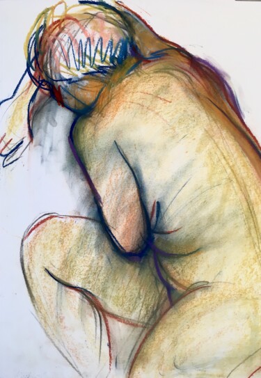 Dessin intitulée "Zeichnung,Pastel" par Sergej Luzewitsch, Œuvre d'art originale, Pastel