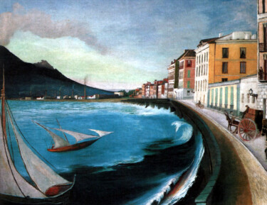 Malerei mit dem Titel "Castellamare di Sta…" von Tivadar Csontváry Kosztka, Original-Kunstwerk, Öl