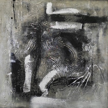 Schilderij getiteld "Vibrazioni sonore 2" door Tiziana Ricco, Origineel Kunstwerk, pigmenten