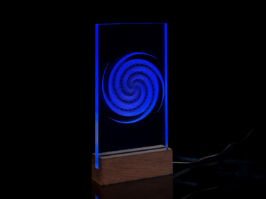 Arts numériques intitulée "spirale 3" par Tayeb Keraoun, Œuvre d'art originale