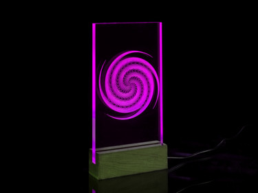 Arts numériques intitulée "spirale 2" par Tayeb Keraoun, Œuvre d'art originale