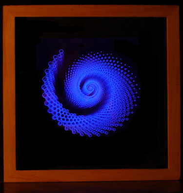 Digital Arts titled "Spirale infinie" by Tayeb Keraoun, Original Artwork, Other