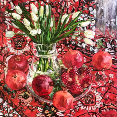 Painting titled "Nowruz, Persian Spr…" by Olga Sedykh, Original Artwork, Oil