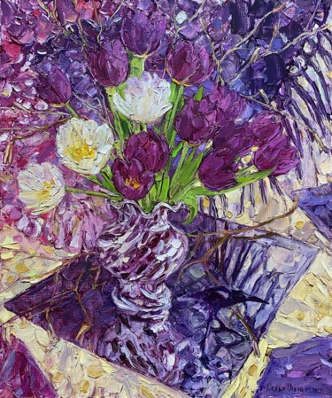 Pintura intitulada "Spring Equinox" por Olga Sedykh, Obras de arte originais, Óleo