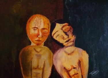 Pintura intitulada "RUSTY LOVE by Thiag…" por Thiago Marcoantonio, Obras de arte originais, Acrílico