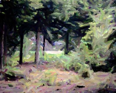 Arts numériques intitulée "Ashdown Forest" par Mick Bean, Œuvre d'art originale