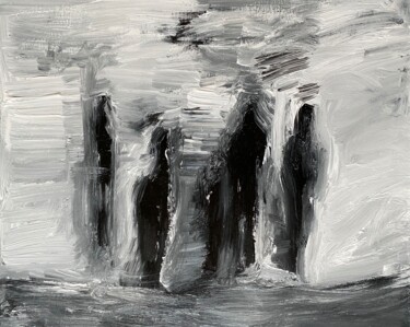Malarstwo zatytułowany „Desert” autorstwa Tobia Giorla, Oryginalna praca, Akryl