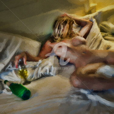 Digital Arts titled "domi 4" by Tobias Ginski, Original Artwork, Digital Painting