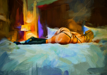 Digital Arts titled "room 28 02" by Tobias Ginski, Original Artwork, Digital Painting