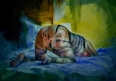 数字艺术 标题为“room 28 20” 由Tobias Ginski, 原创艺术品, 数字油画