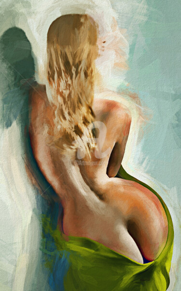Digital Arts titled "Zoye" by Tobias Ginski, Original Artwork, Digital Painting