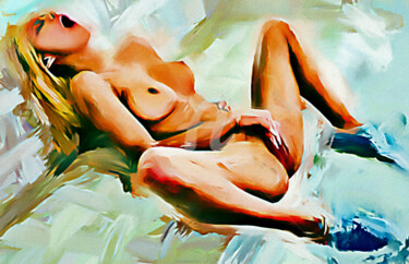 Digital Arts titled "Tifania" by Tobias Ginski, Original Artwork, Digital Painting
