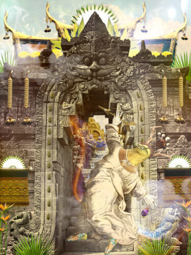 Collages intitolato "Guest of Honour" da Toby Leon, Opera d'arte originale, Collage digitale