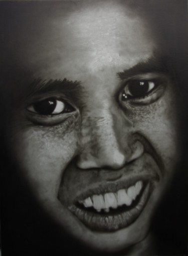 Peinture intitulée "sourire Balinais" par Thierryl, Œuvre d'art originale, Acrylique