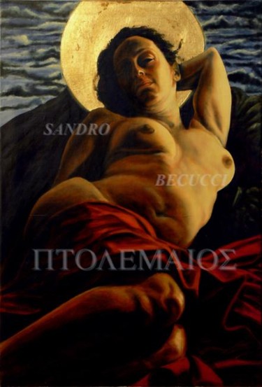 Painting titled "HETAIRA ESTATICA" by Tolemaios, Original Artwork, Other