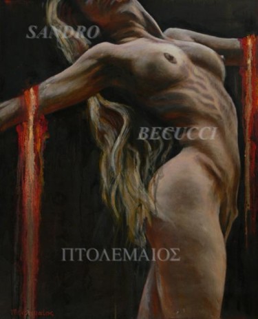Painting titled "TORSO" by Tolemaios, Original Artwork, Oil