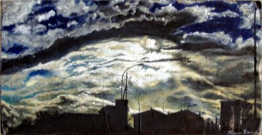 Painting titled "TRAMONTO A S.P. A P…" by Tolemaios, Original Artwork, Other