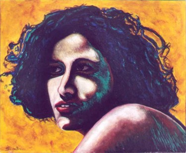 Pittura intitolato "LA ROMANA" da Tolemaios, Opera d'arte originale, Olio