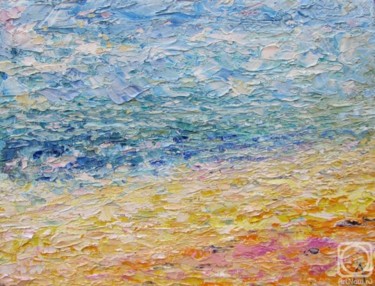 Картина под названием "Море" - Анатолий Андриец, Подлинное произведение искусства, Масло