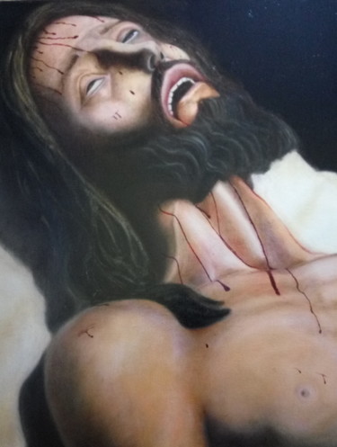Pintura titulada "Ntro Padre Jesús en…" por Toli, Obra de arte original, Oleo