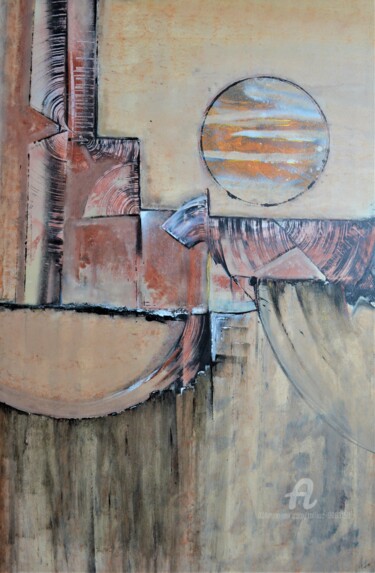 Peinture intitulée "abstrait" par Tolliac, Œuvre d'art originale, Acrylique