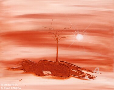 Malerei mit dem Titel "Nature morte" von Tolliac, Original-Kunstwerk, Acryl Auf Keilrahmen aus Holz montiert