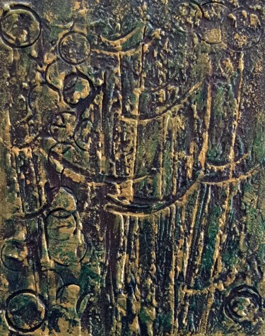 Картина под названием "зачарованный лес" - Ирина Толстикова, Подлинное произведение искусства, Акрил