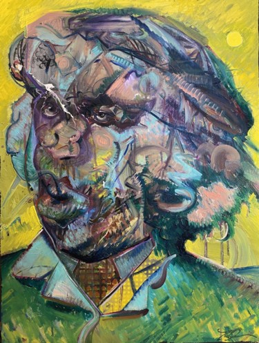 Картина под названием "Joseph Carey Merric…" - Tom Aberneithie, Подлинное произведение искусства, Масло