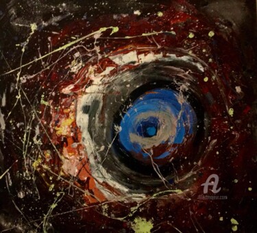 Painting titled "EYE" by Tom Adler, Original Artwork, Acrylic