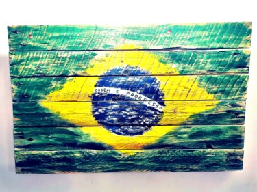 Schilderij getiteld "Brazil" door Elioka - Tom Folcher, Origineel Kunstwerk, Acryl