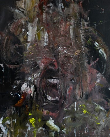 Schilderij getiteld "The scream" door Tom Melsen, Origineel Kunstwerk, Acryl