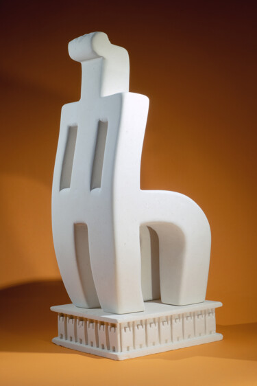 Sculpture titled "Centaure" by Tom Sturm, Original Artwork, Stone