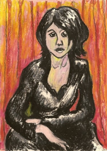 Rysunek zatytułowany „Woman in black” autorstwa Tom68, Oryginalna praca, Inny