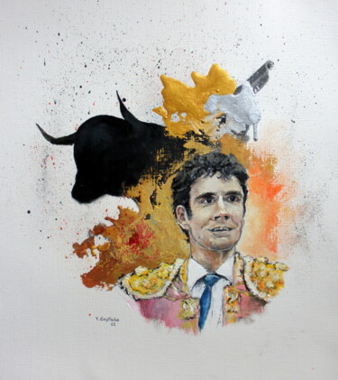 Pintura titulada "JOSE TOMAS" por Tomás Castaño, Obra de arte original, Oleo