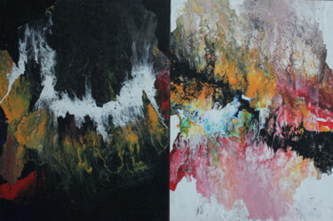 Peinture intitulée "Night and day (noch…" par Tomás González Calabor (TG Calabor), Œuvre d'art originale, Acrylique