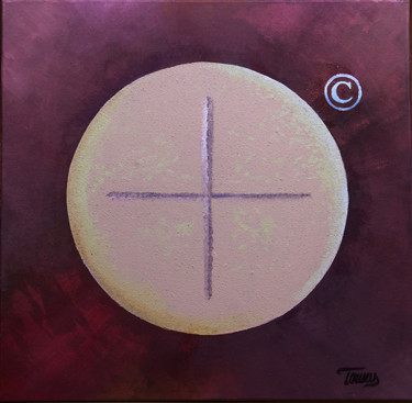 Painting titled "Altar Bread" by Tomas Hed, Original Artwork