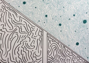 Skyscraper Drawing titled "Skyscraper" by Tomaš Mai, Original Art, Conté