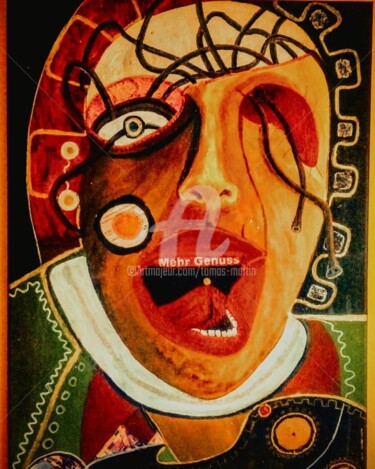 Painting titled "Nihilista" by Tomás Martin, Original Artwork, Acrylic
