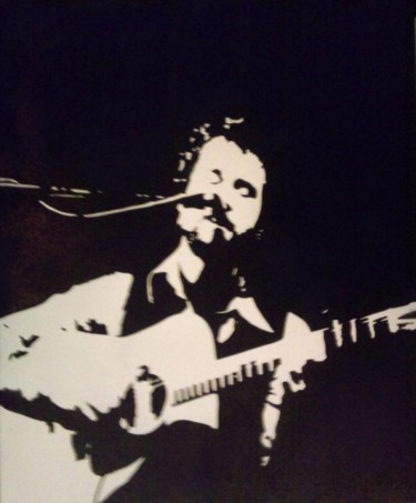 Painting titled "John Martyn" by Tomassi, Original Artwork