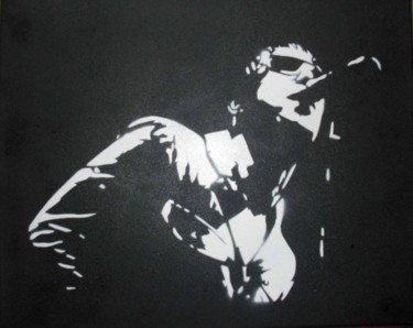 Painting titled "Liam Gallagher" by Tomassi, Original Artwork