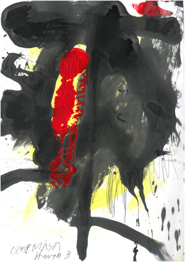Painting titled "HARGH 3" by Tomasz Czermiński, Original Artwork, Pigments