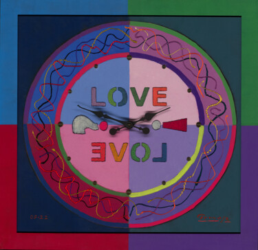 Painting titled "Love?!" by Tomasz, Original Artwork, Acrylic