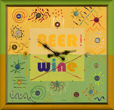 绘画 标题为“Beer or Wine? Beer,…” 由Tomasz, 原创艺术品, 丙烯