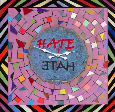 Pintura titulada "Hate" por Tomasz, Obra de arte original, Acrílico
