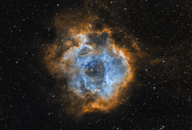 Photographie intitulée "Rosette nebula" par Tomaž Vrabelj, Œuvre d'art originale, Photographie numérique