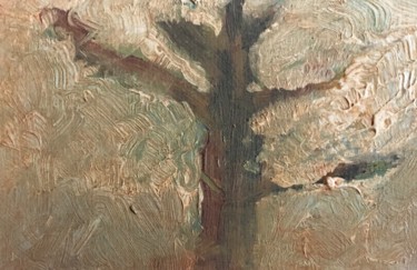 Peinture intitulée "Gnarled Pine" par Tom Douglas, Œuvre d'art originale, Acrylique