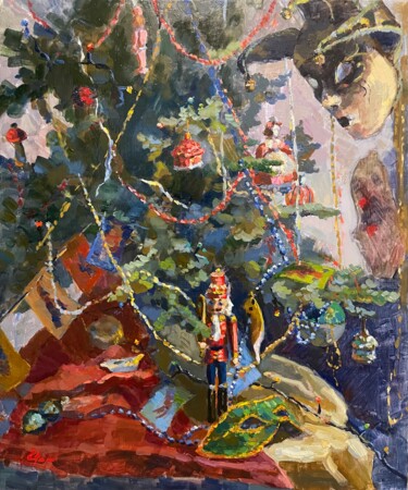 Malerei mit dem Titel "Magic to happen" von Tomileka, Original-Kunstwerk, Öl